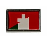 U24 Pin Svizzera-Italia Spilla con bandiera, Acrilico