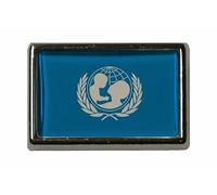 U24 Pin Unicef spilla con bandiera, Acrilico