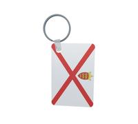 U24 Portachiavi Jersey alluminio 50 x 47 mm