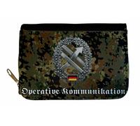 U24 Portafoglio Flecktarn Bundeswehr Comunicazione Operativa Portafoglio Portmonnaie