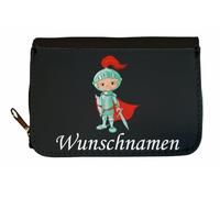 U24 Portafoglio piccolo cavaliere con nome a scelta