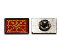 U24 Spilla a spilla con bandiera della provincia Navarre, Acrilico