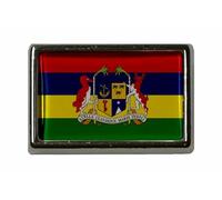 U24 Spilla Mauritius con stemma della bandiera, Acrilico