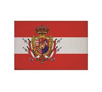 U24 Toppa con bandiera del Granducato Toscana da applicare con il ferro da stiro, 9 x 6 cm