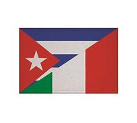 U24 Toppa con bandiera dell'Italia Cuba, 9 x 6 cm