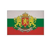 U24 Toppa con stemma della Bulgaria, 9 x 6 cm