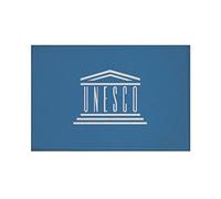 U24 toppa UNESCO con Stemma Applicazione Patch 9 x 6 cm