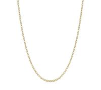 U7 Catenina Uomo Oro Acciaio Inossidabile Chirurgico Impermeabile Larghezza 2,5mm Lunghezza 75cm + 5cm Placcato Oro 14K Collana Catenina Acciaio Uomo per Ciondolo Regalo per Compleanno Natale