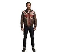 UA-Fashed DMC Dante - Trench da uomo - Devil May Cry 5 Red Long Jacket, Marrone - Vera Pelle, M