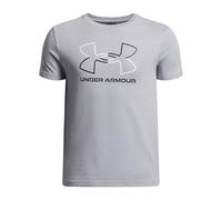 Under Armour Maglietta UA GL Foundation SS – Grigio Light Heather/Nero – Taglia L (EU)