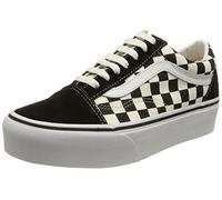 Vans - Old Skool - Sneakers nere a scacchi con plateau-Nero 38