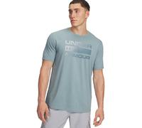 UA Team Issue Wordmark SS - Serpentina / / Jasper Blue - LG