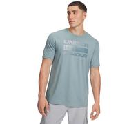 UA Team Issue Wordmark SS - Serpentina / / Jasper Blue - SM