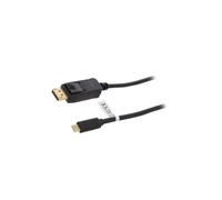 UA0335 Adattatore Displayport Connettore, USB C-Spina 1,8 m Colore: Nero LOGI...