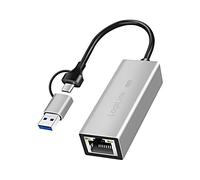 UA0422 Adattatore USB per Ethernet USB 3.2 grigio 0,15 m LOGILINK