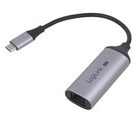 UA0456 Adattatore USB per presa Ethernet RJ45, connettore USB C grigio LOGILINK