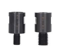 Uadme Adattatore M10 M14 per Smerigliatrice Angolare, 2 Pezzi Filettatura Adattatori in Acciaio Legato, Convertitore per Albero Filettato per Smerigliatrice Angolare Apriforo