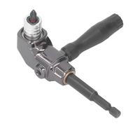 Uadme Adattatore per Avvitatore Angolare, Inserto Angolare per Avvitatore a 90 Gradi, Avvitatore Angolare in Lega di Alluminio con Impugnatura in ABS per Trapani Utensili Elettrici