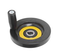 Uadme banco Volantino 12mm Foro Centrale 100mm Diametro Esterno con Maniglia Girevole per Tornio Fresatrice Smerigliatrice