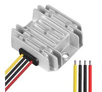 Uadme Convertitore boost da 12 V a 24 V CC-CC, 3 A, impermeabile, boost automatico del buck, regolatore di tensione per carrelli da golf, club cart, veicoli elettrici e progetti fai da te