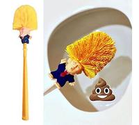 Uadme Donald Trump Scopino per WC - Spazzole Rendi la Tua Toilette Grande di Nuovo Divertente Regalo bavaglio Umorismo Politico novità Divertente Scopino per WC Scopino Bavaglio(size4 con Supporto)