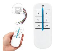 Uadme Interruttore a Telecomando, Senza Fili, Relè A Parete per Lampada, Illuminazione, Luci, 220V