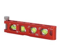 Uadme Livelli spirituali, righello a livello di bolle 6 pollici 15 cm 0 30 45 90 gradi 4 fiale a bolle Scala imperiale metrica Scala magnetica forte sovrano