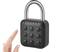 Uadme Lucchetto Elettronico Armadietto, Lucchetto 6 Cifre, per Valigia Armadietto Magazzino Dormitorio Cantiere, Alimentato a Batteria, Supporta più Password di Input