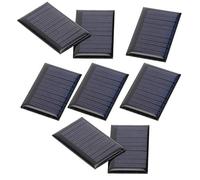 Uadme Micro Mini Pannelli Solari, 8 pezzi 30MA 5V Pannello Solare Policristallino, per Progetti Scientifici, Applicazioni Elettroniche, Ricarica di Piccole Batterie, 53 x 30mm