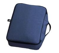Uadme Oxford - Borsa portadocumenti, multistrato, con blocco per codice di sicurezza, blu scuro, borsa per documenti per certificati e documenti importanti