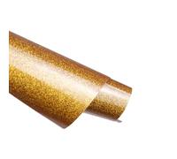 Uadme Pellicola Trasferibile, Vinile Termoadesivo per Tessuti, 12 pollici x 5 piedi Vinyl Pellicola di Trasferimento, Facile da Tagliare e Eliminare, Vinile Permanente per T-Shirt (Oro)