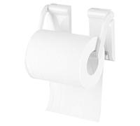 Uadme Porta Scottex, Portarotolo Magnetico, Porta Carta Igienica da Muro Bianco, Larghezza Regolabile, per Bagno, Cucina o Camera da Letto, Senza Forare