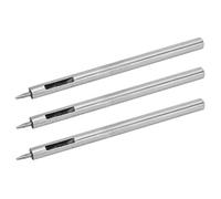 Uadme Punzoni per Cuoio e Pelle, 3 Pezzi 1,2 mm Punzoni Forati in Acciaio Legato, Set Fustelle Buchi Rotondi per Cuoio e Materiale Morbido, Scanalatura Allargata per Trucioli