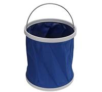 Uadme Secchio da Pesca Pieghevole con Manico, Secchio Pieghevole da Esterno da 11 Litri con Manico Contenitore per Acqua da Campeggio Leggero Multifunzionale per Campeggio Viaggiare Picnic