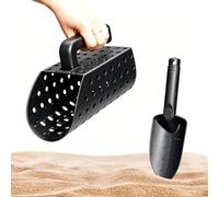 Uadme Setaccio Sabbia Metal Detector, Paletta Sabbia Subacquea con Cucchiaio in Plastica ABS, Setaccio Portatile e Accessori per Caccia al Tesoro in Spiaggia/Giardino