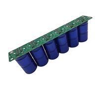 Uadme Supercondensatori, 6 pezzi Pacco Condensatori a Fila Singola,16V 83F Condensatore Super Farad Ultracondensatore Elettrolitico, per l'avviamento dell'auto, Singola 2.7V 500F