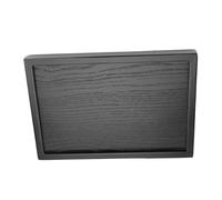 Uadme Vassoio da tè rettangolare in legno massiccio, per caffè, snack, cibo, ristorante, 40 x 30 cm, 1 pezzo