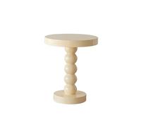 uadyie Tavolino Da Caffè Piccolo Tavolino da tè rotondo in legno massello, lato divano retrò, comodino, tavolini angolari, tavolo da balcone Tavolini Da Caffè Piccoli Per il Soggiorno(A)