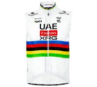 UAE TEAM EMIRATES - XRG Gilet a vento Campione del mondo 2025 bianco