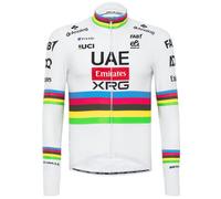 UAE TEAM EMIRATES - XRG Maglia a maniche lunghe Campione del Mondo 2025 bianco/colorato S