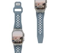 UAG Monarch Strap, cloud blue/titanium - Apple Watch 49mm/45mm/44mm/42mm (194158114136)
