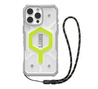 UAG Urban Armor Gear Pathfinder Clear MagSafe Bundle per Apple iPhone 16 Pro Max (neon attivo / nero grafite)