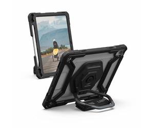UAG Urban Armor Gear Plasma Handstrap, Kickstand & Screen Protection Case ? Apple iPad 10,9" (2022) ? transparent/schwarz ? bulk ? 124470B14340 (124470B14340)