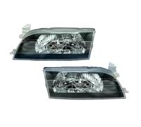 UAGFDFF copertura faro Una coppia di fari anteriori per paraurti per Toyota per Corolla AE100 AE101 1992 1993 1994 1995 fari fari luce di ingombro Faro anteriore