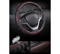 UAGFDFF Coprivolante per Auto Pelle 38cm per Jeep per Grand per Wrangler 2020 per Renegade 2021 Coprivolante Auto(Blu)