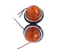 UAGFDFF direzione dinamici 2 pezzi 72 mm luce di stop e indicatore di direzione LPB630 per Classic per Mini Morris Minor DC 12 V(Arancia)
