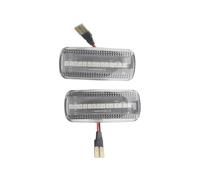 UAGFDFF direzione dinamici 2 pezzi LED indicatori di direzione dinamici laterali luce lampeggiante sequenziale per Chrysler per Sebring 200 300 2005-2015(Dynamic Smoke)