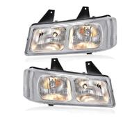 UAGFDFF Faro Anteriore Con Lente Trasparente Per Chevy Per Express 2003-2019, Indicatore Direzione Anteriore Alogeno, Indicatore Stop, Fendinebbia Fendinebbia Impermeabile
