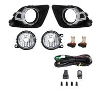 UAGFDFF Fendinebbia Anteriore Per Mitsubishi Per ASX 2011 2012 2013 Fari Fendinebbia A LED Fari Alogeni Copertura Cofano Cornice Accessori Auto Impermeabili 12V Fendinebbia Auto(LED White)