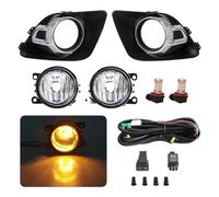 UAGFDFF Fendinebbia Anteriore Per Mitsubishi Per ASX 2011 2012 2013 Fari Fendinebbia A LED Fari Alogeni Copertura Cofano Cornice Accessori Auto Impermeabili 12V Fendinebbia Auto(LED Yellow)